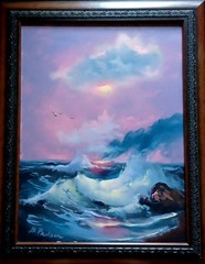 Buck Paulson Original Seascape Pre-estate Collection Sale 18×24 Canvas