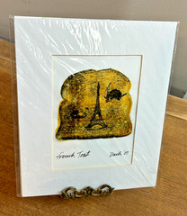 Linda Darke Swaynos „French Toast“ 2007 Signed Original Art w/ Exhibition Card