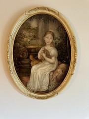 Portrait of a Young Girl, after 19th Century Original – Prestige Collection