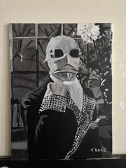 The Invisible Man Universal Monsters 18×24 Acrylic Painting