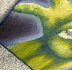 Surrealism Hand With Eyes Canvas Painting Unframed Single Piece Surreal Body