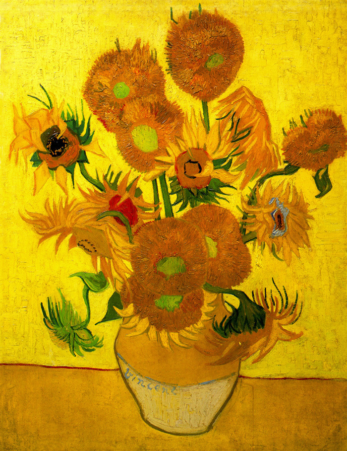 hand-painted Oil Painting Sunflowers by Van Gogh