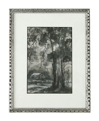 Pastel on Paper, An Australian Landscape, Artist Signed, 1997