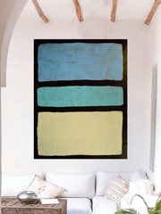 Mark Rothko Style Giant Canvas Painting 81”X62” (6 Foot 9 inch) Abstract