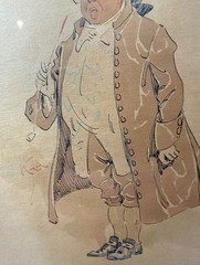Antique Joseph Clayton Clarke Kyd John Willet watercolor illustration Painting