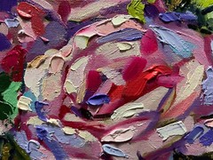 Oil painting ORIGINAL art Rose Flower floral impasto roses artwork 11×14″
