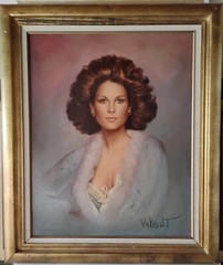 „Patricia Dow“ by William Verdult 30×24 (Art) 37½x31½ (Frame) Orig Oil/Canvas