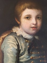 Original Antique Oil Painting Portrait of a Boy Unsigned