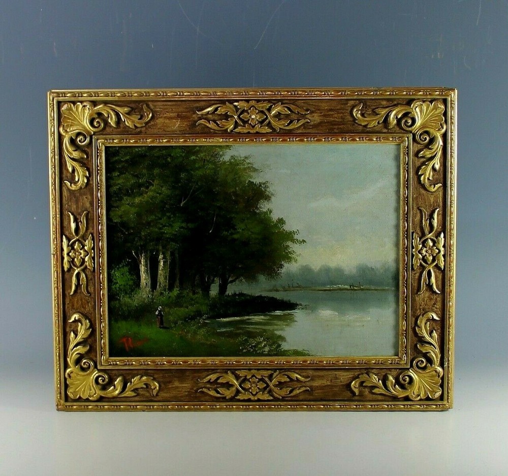 Barbizon School Oil Painting after Antoine Richard (1822-1891)