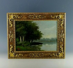 Barbizon School Oil Painting after Antoine Richard (1822-1891)