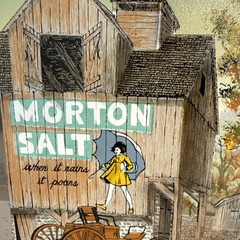 Morton Salt Girl Barn farm Country Painting Picture Art Canvas Hargrove