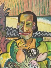 Sandra Schechtman ( Brazilian, b. 1945) Cubism Art School Oil Painting