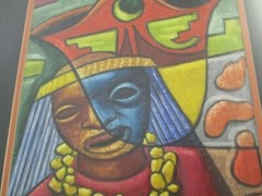 RAPHAEL MOISES DRAWING CUBIST CUBISM MODERNISM PRE COLOMBIAN STYLE MODERNISM
