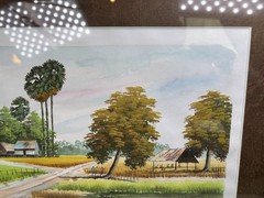 Lot Of 3 Original Watercolors from Vietnam? Framed SINGED KEO CHEA