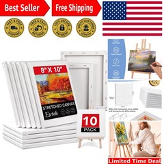 Versatile 8×10 Painting Canvases – Perfect for Gouache, Acrylic & Watercolor
