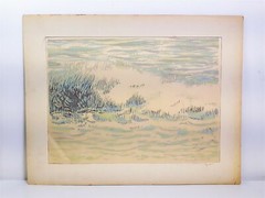 Luke Gwilliam | WAVE | Original Vintage Painting | 22″ x 16″ #7159