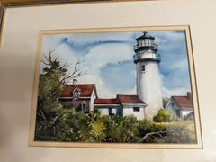 Gustave Wander American 1934-2017 Original Watercolor Painting Signed