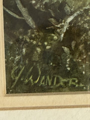 Gustave Wander American 1934-2017 Original Watercolor Painting Signed