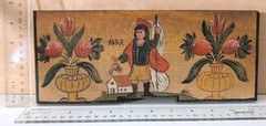 REPRODUCTION Slovenian Folk Art Apiary Beehive Bees Panel St Florian Slovenia