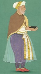 Portrait Painting Of Abd Ar-Rahim Handmade Gouache Pigments 8.5×11.5 Inches