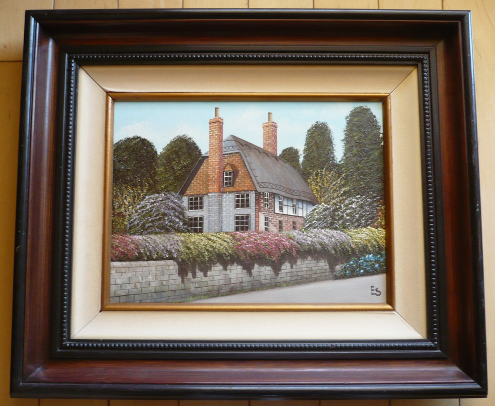 EUGENE SCHMIDT LISTED SANTA BARBARA CALIFORNIA WEST SUSSEX ENGLAND LANDSCAPE OIL