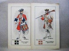 Vintage Male Portrait Painting French Military Uniform Derek Fitz James