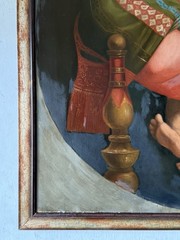 THE GREAT RAPHAEL 19TH C ANTIQUE MADONNA CHRIST CHILD OIL PAINTING OLD VINTAGE