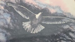 Original Intaglio Robert Kennedy Seagull Signed Framed Matted 12×9 Nieleen Metal