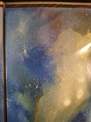 Watercolor Abstract Space Painting. „Prize Nebula“. Paul Eres. Stars Galaxy.