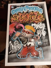 Garbage Pail Kids Painting – Graffiti Petey Fan Art Canvas – 24 X 36 Inches
