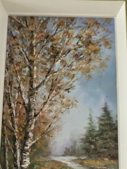 Yvon Bousquet Original Landscape Painting Signed – Quebec Canadian Artist