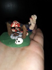 The Happy Cannibal by Leland Butler. Miniature Clay Figure Tabletop Game Piece