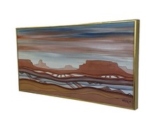 Original Greg Kyle Painting Native American Desert Landscape Hopi Southwest Art