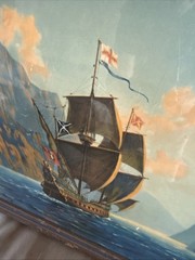 The Good Ship Adventure By Robert Atkinson Fox Maritime Painting Antique 1930