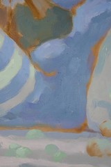 Woman Seating Contemporary Figurative Original Oil Painting 32×34 Aldo Cherres