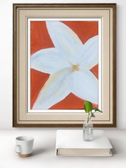Star Jasmine: Contemporary Expressionist Original AcrylicPainting 11×14 Canvas