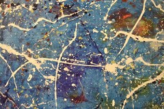Pollock/Richter style￼ Profession￼al Painting 81” X 62”(6ft 9in)Abstract Modern