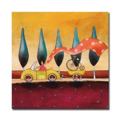 Joy Ride by Stacy Dynan Gallery-Wrapped Canvas Giclee Art (36 in x 36 in)