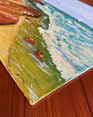 Gorgeous Oil Painting. La Jolla San Diego Ocean Scene. Original. Impressionism