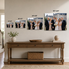 Personalized Wedding Photo Canvas Print Custom Family Wall Art Bride 8*12 frame