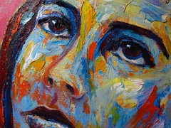 ORIGINAL 30×24″ OIL█PAINTING█REALISTIC GIRL█ART SIGNED FEMALE PORTRAIT WOMAN POP