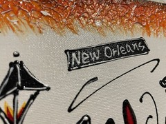 Ya-Li „Katie“ Lin Oil Original Painting on Canvas New Orleans Jazz Band