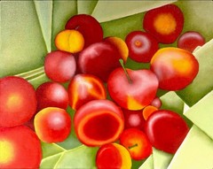 Still Life Cherries Original on Canvas – 16×20 Still Life Fruit Painting