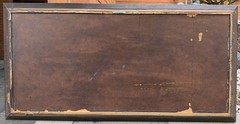 Vintage MCM Landscape Drip Oil Painting Mid Century Art 60s 70s Signed Tamir
