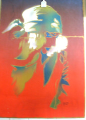 Narive American Indian (Oil on Canvas) By B. Holman BH ’71