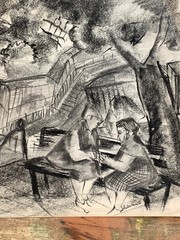 Helen Malta( Born 1912-1975) Set Of 3!Drawing / Paintings, All Signed