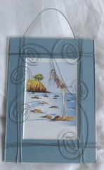 Beach Girly Art Print in Wire Frame By Connie Pecoraro Studio 707 Sausalito New