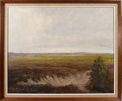 PETER SORENSEN RANDBOL! MOOR LANDSCAPE WITH VIEW