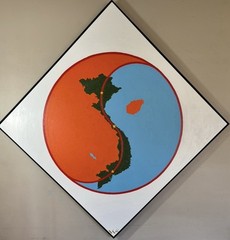 Vietnam Yin-Yang “ONE in a MILLION” Steinbeck IV, Chögyam Trungpa. Naropa 4’x4’
