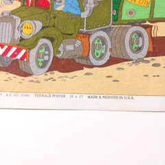 Artex Semi Truck Drivers Movin Out Finished Painted Poster wall Art Mancave